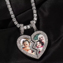 Load image into Gallery viewer, Broken Heart Custom Photo Pendant