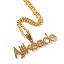 Load image into Gallery viewer, Dainty Stainless Steel Name Necklace