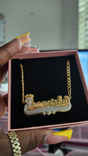 Load image into Gallery viewer, 2 Tone Name Necklace
