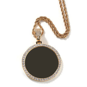 Circle Shaped Photo Pendant