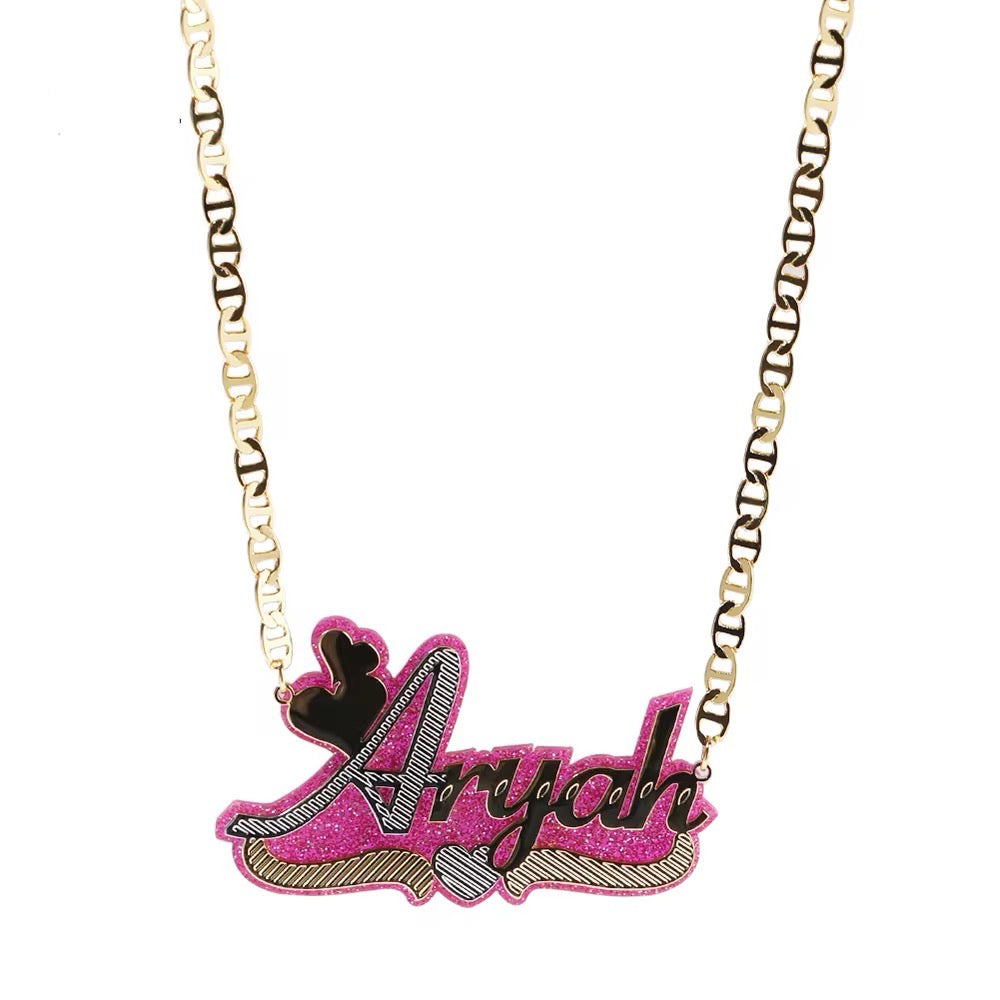 New Trendy Kids Name Necklace