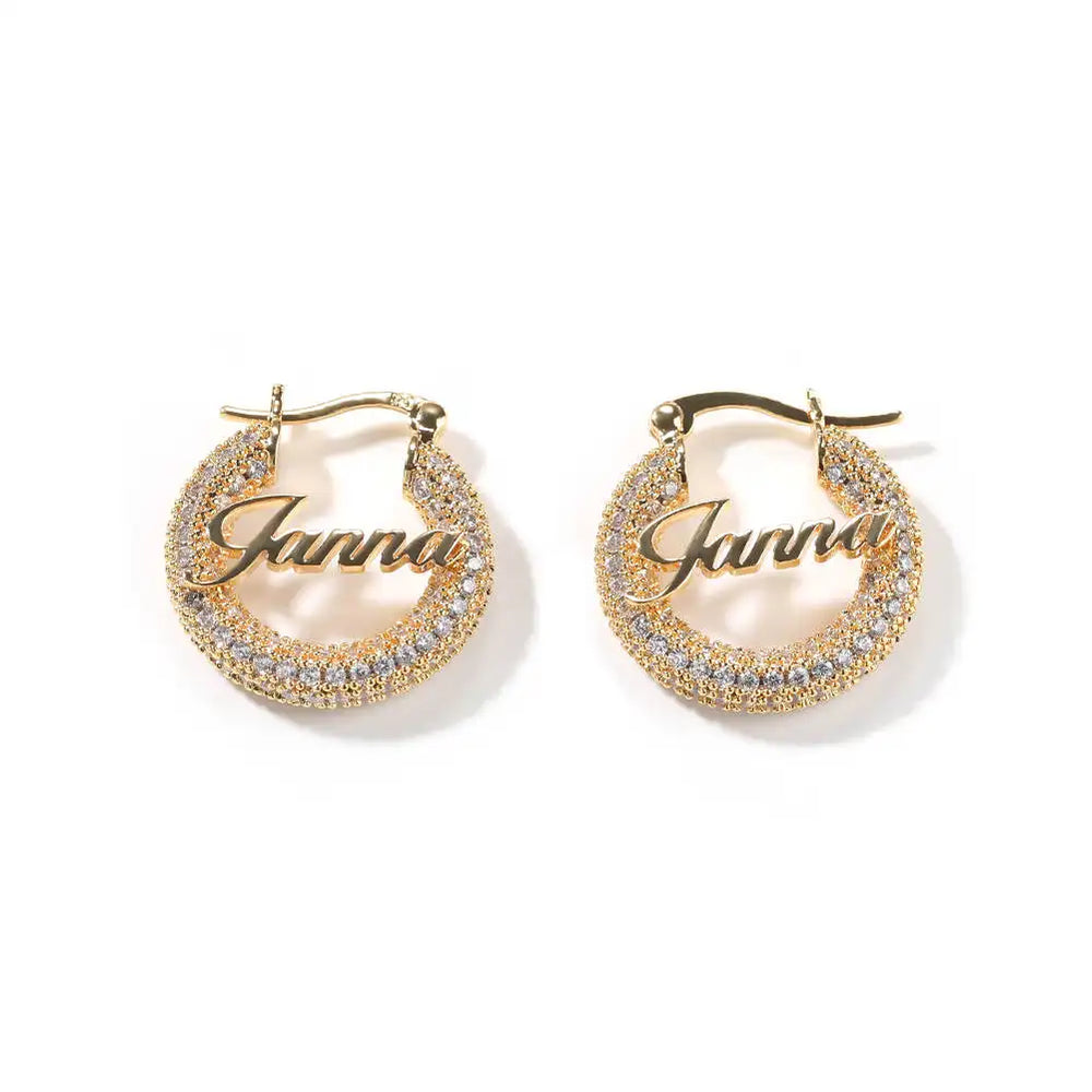 22mm Custom Hoop Earrings