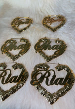 Load image into Gallery viewer, Personalized Bamboo Earrings
