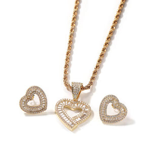 Blinged Heart Set