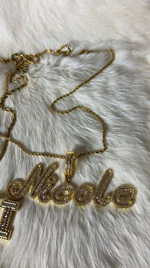 Cursive Personalized Name Pendant