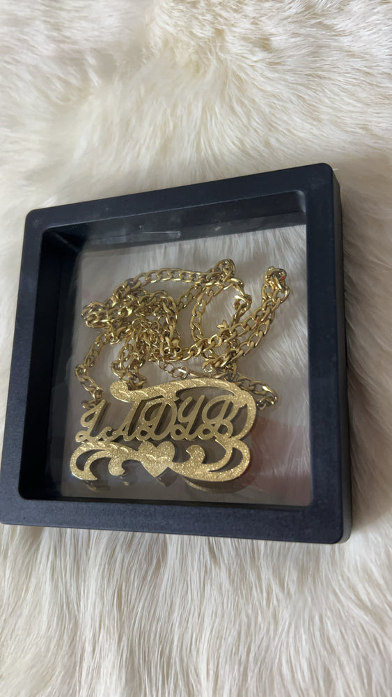 Custom Name Plate Necklace