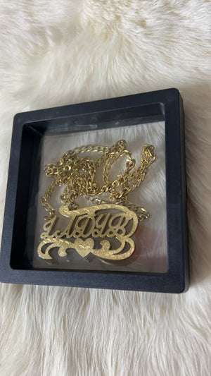 Custom Name Plate Necklace