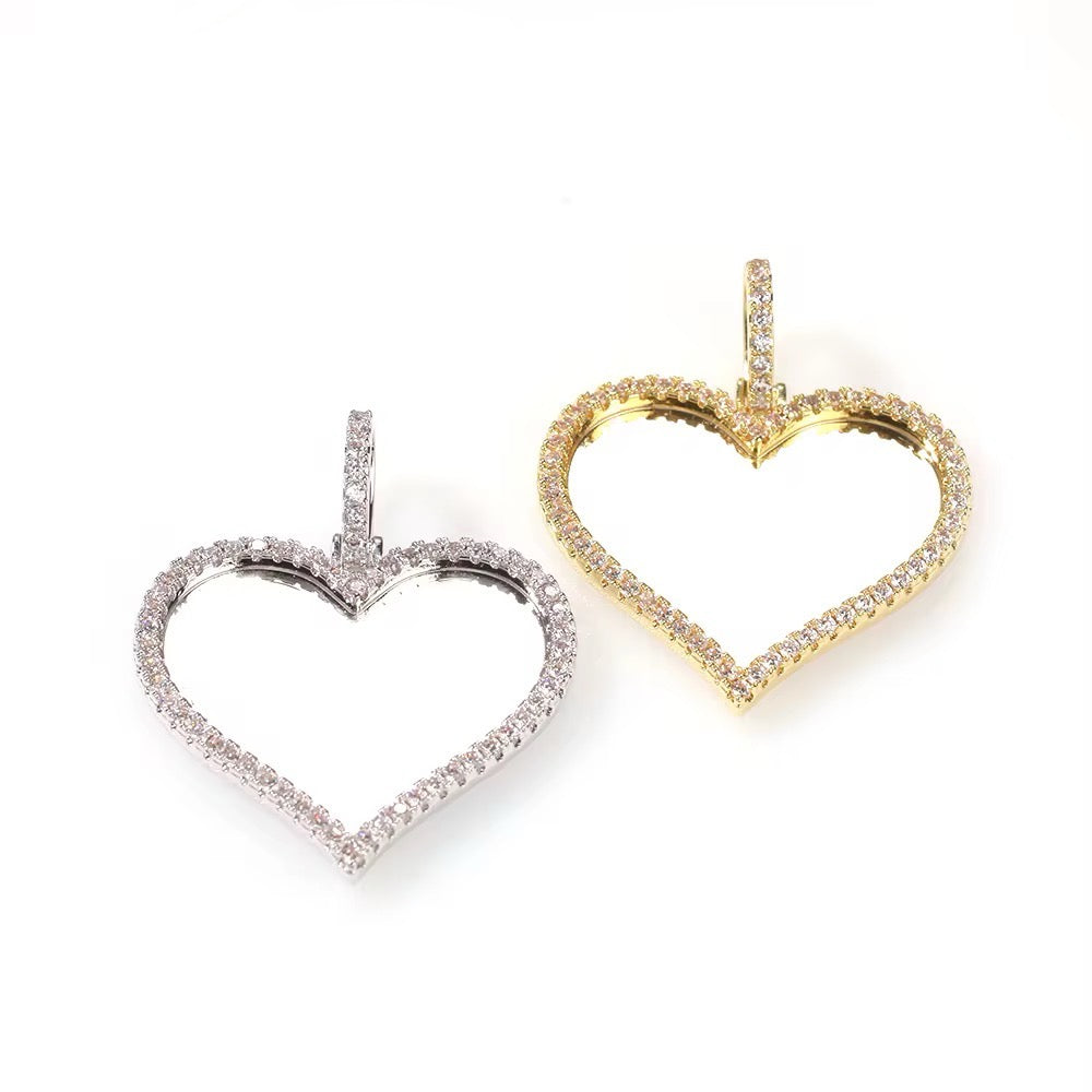 Heart Shaped Photo Pendant