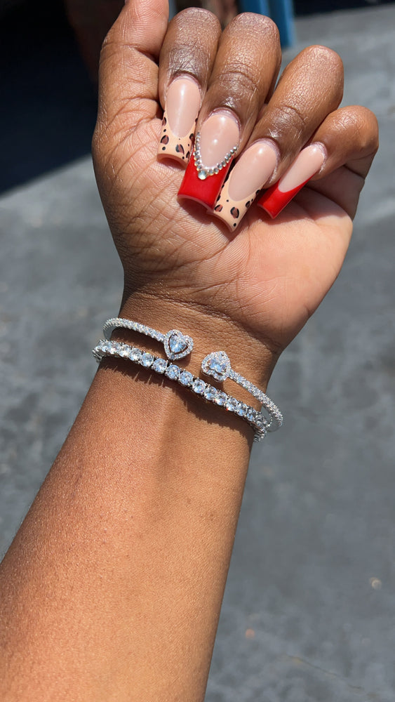 Tennis Bracelet & Bangle Set