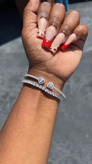 Tennis Bracelet & Bangle Set