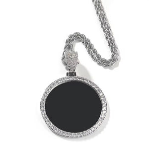 Circle Shaped Photo Pendant