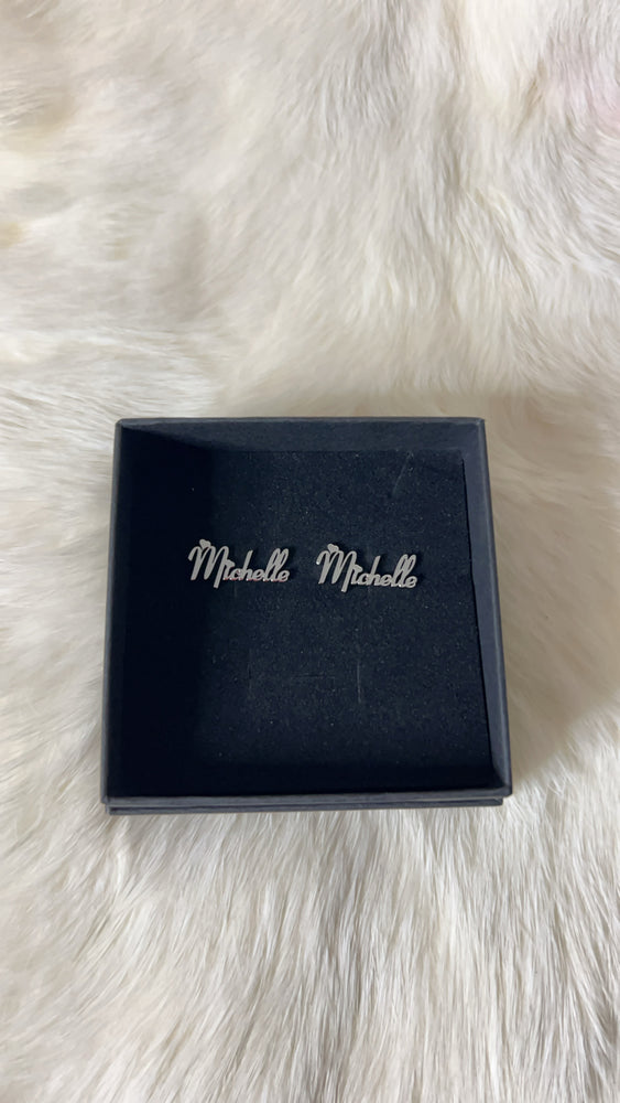 Stainless Steel Custom Earrings