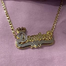 Load image into Gallery viewer, 2 Tone Name Necklace
