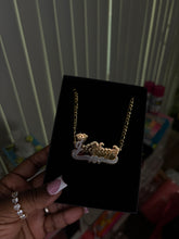 Load image into Gallery viewer, 2 Tone Name Necklace
