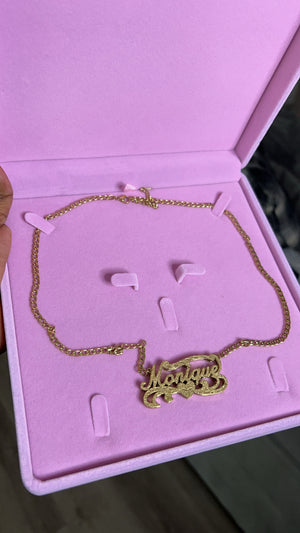 Custom Name Plate Necklace