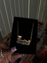 Load image into Gallery viewer, 2 Tone Name Necklace
