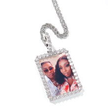 Load image into Gallery viewer, Rectangle Style Photo Pendant
