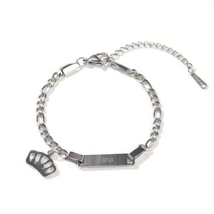 Dainty Personalized Anklet Nameplate