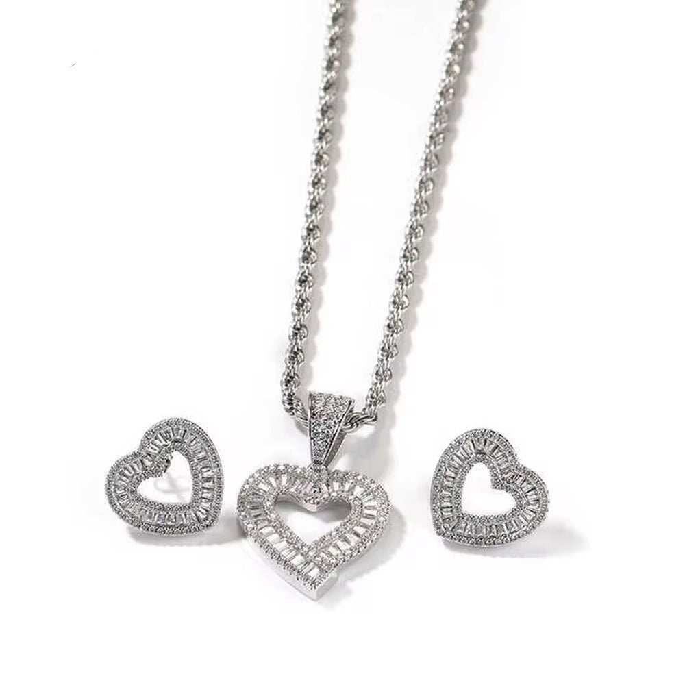 Blinged Heart Set