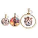 Circle Shaped Photo Pendant