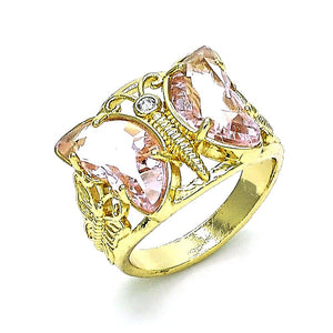 Radiant Gold-Layered Rings