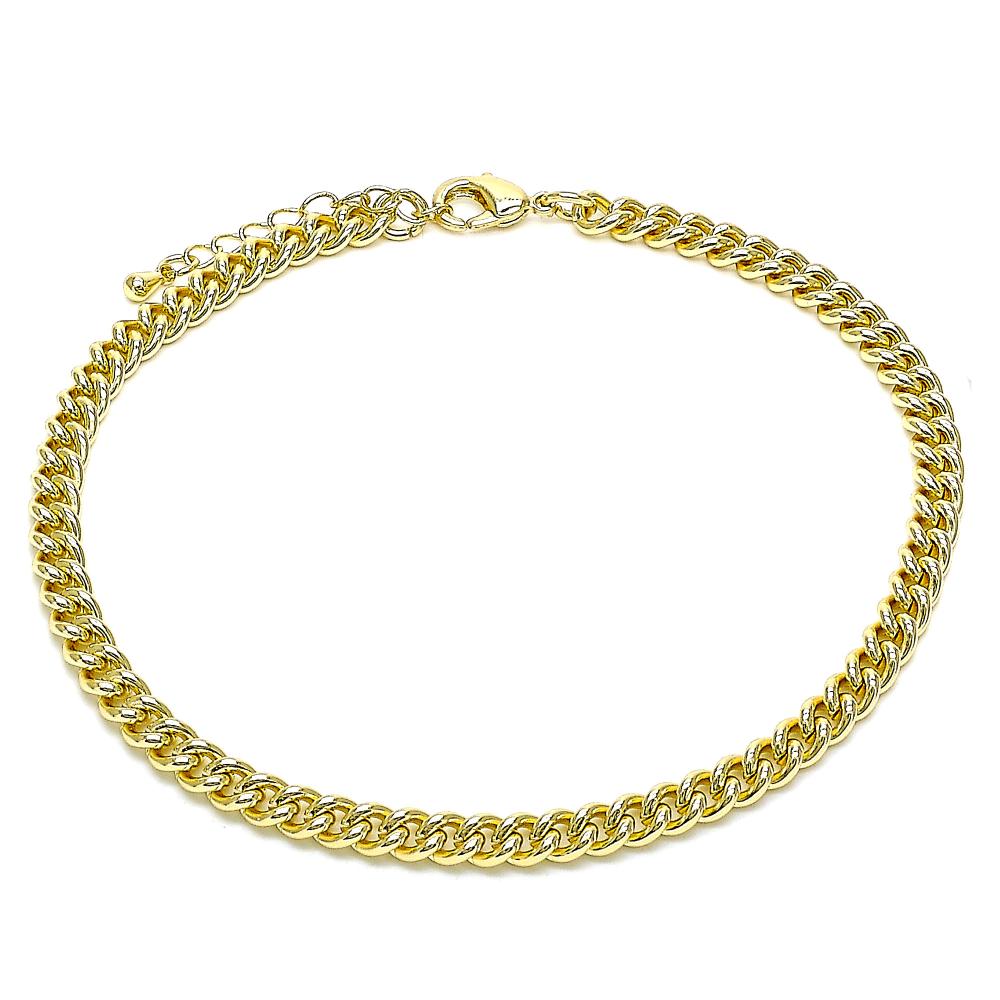 Gold Filled Cuban Link Anklet