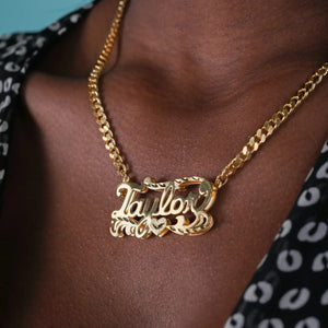 Custom Name Plate Necklace