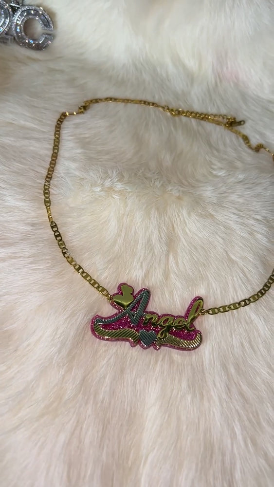 
            
                Load and play video in Gallery viewer, New Trendy Kids Name Necklace
            
        