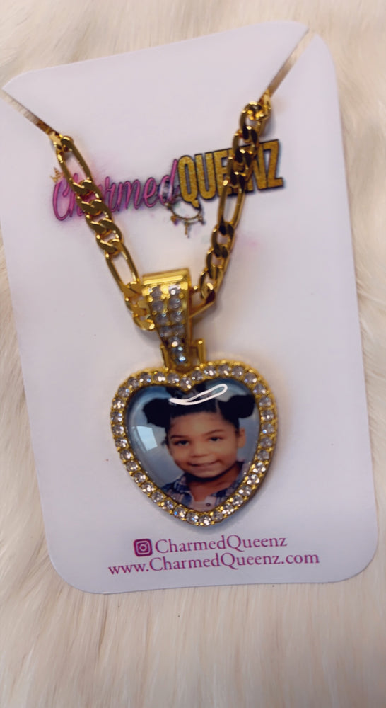 Gold Filled Figaro Picture Necklace